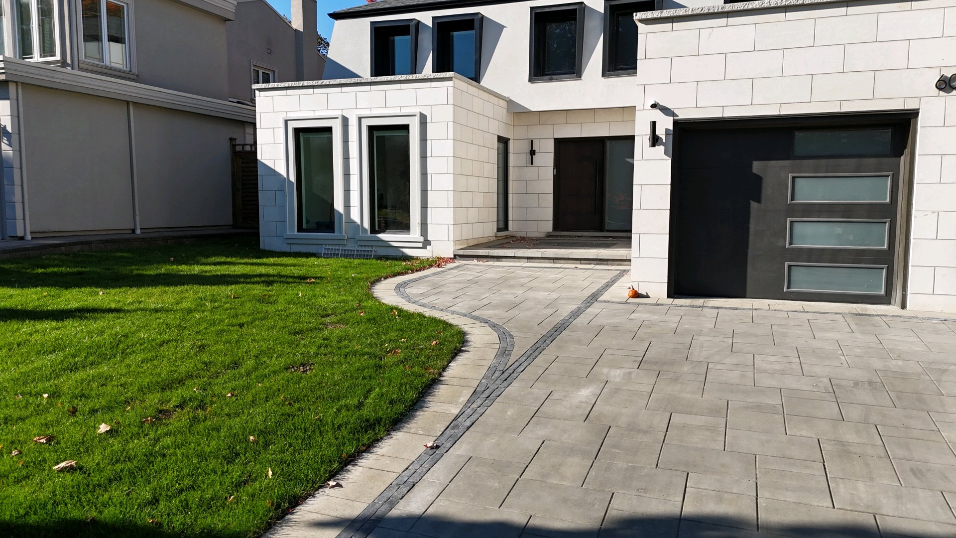Modern Stone Driveway
